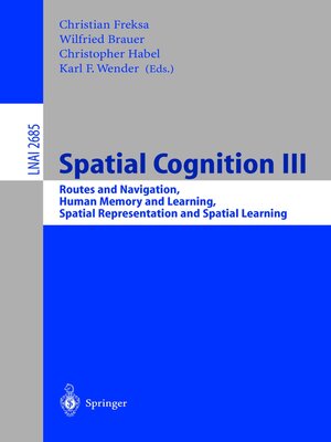 cover image of Spatial Cognition III